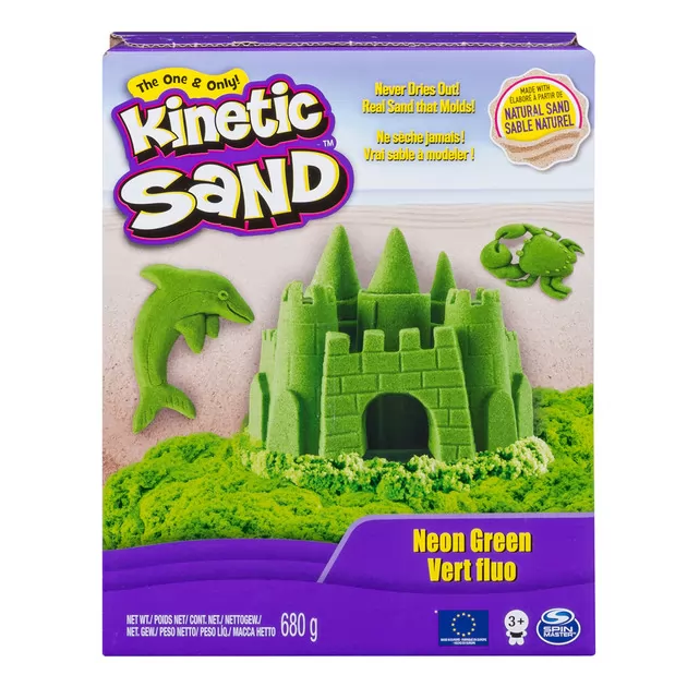 Песок Для Детского Творчества - Kinetic Sand Color (Зеленый)
