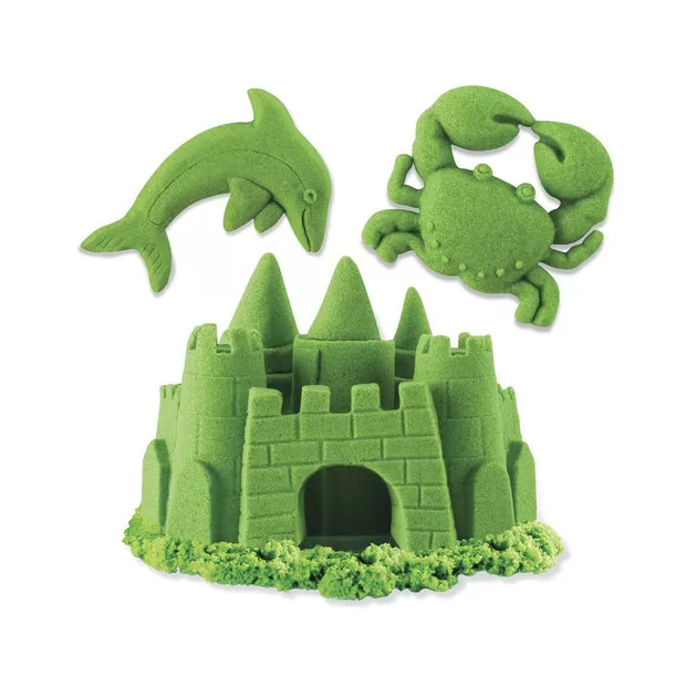 Песок Для Детского Творчества - Kinetic Sand Color (Зеленый)