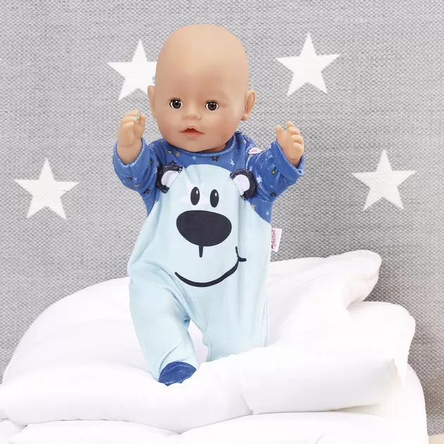 Одежда для куклы BABY BORN - СТИЛЬНЫЙ КОМБИНЕЗОН (голубой)