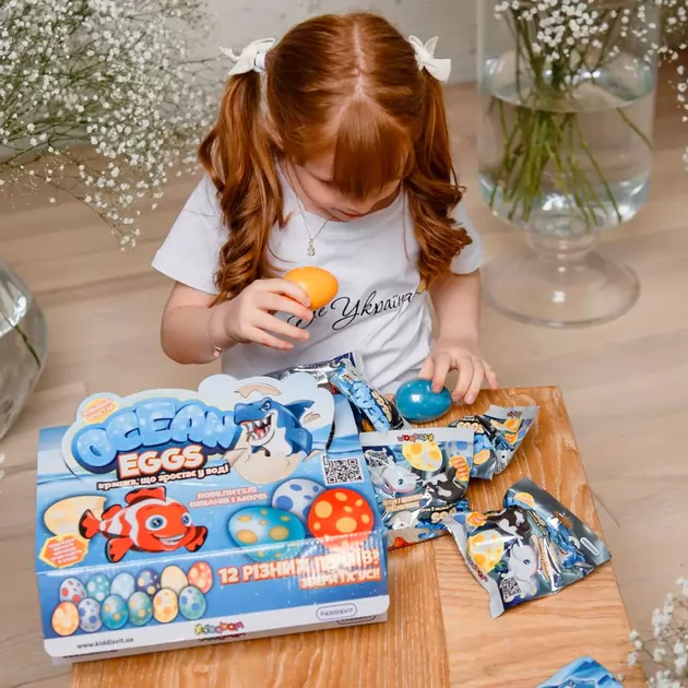 Растущая игрушка в яйце «Ocean Eggs» - Повелители океанов и морей