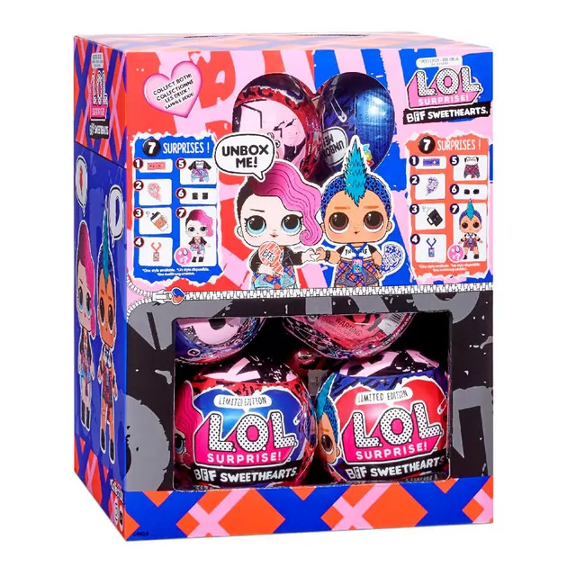 Игровой набор с куклой L.O.L. Surprise! серии Валентинки" – Панк и Рокер"