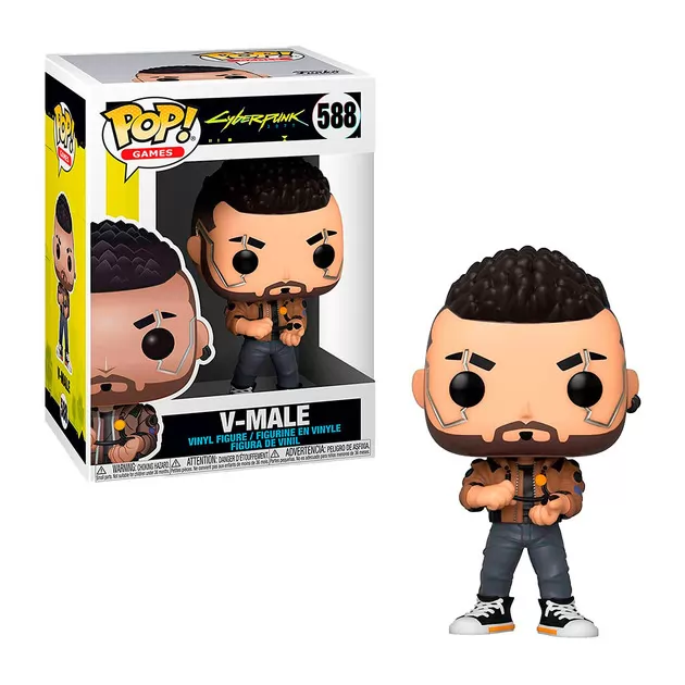 Игровая фигурка Funko POP! серии Cyberpunk 2077" - Ви-мужчина"