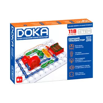 Конструктор электронный Doka 118 схем