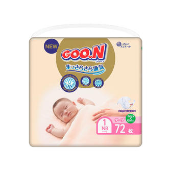 Подгузники Goo.N Premium Soft для новорожденных (размер 1(SS), до 5 kg, 72 шт)